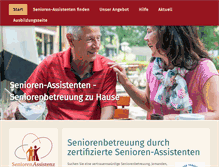 Tablet Screenshot of die-senioren-assistenten.de